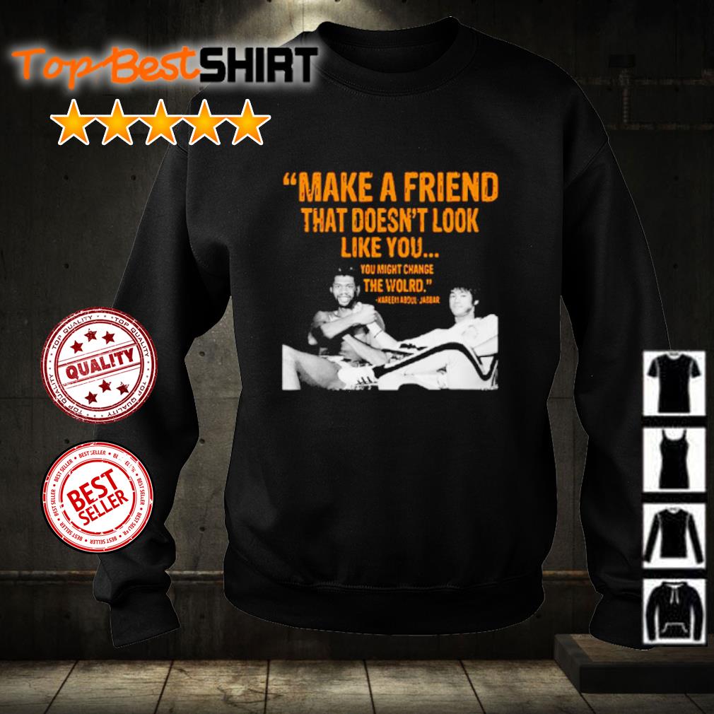 kareem abdul jabbar make a friend shirt