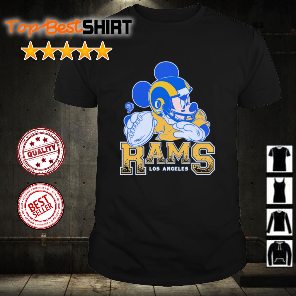 Junk Food Rams NFL Mickey Mouse T-Shirt