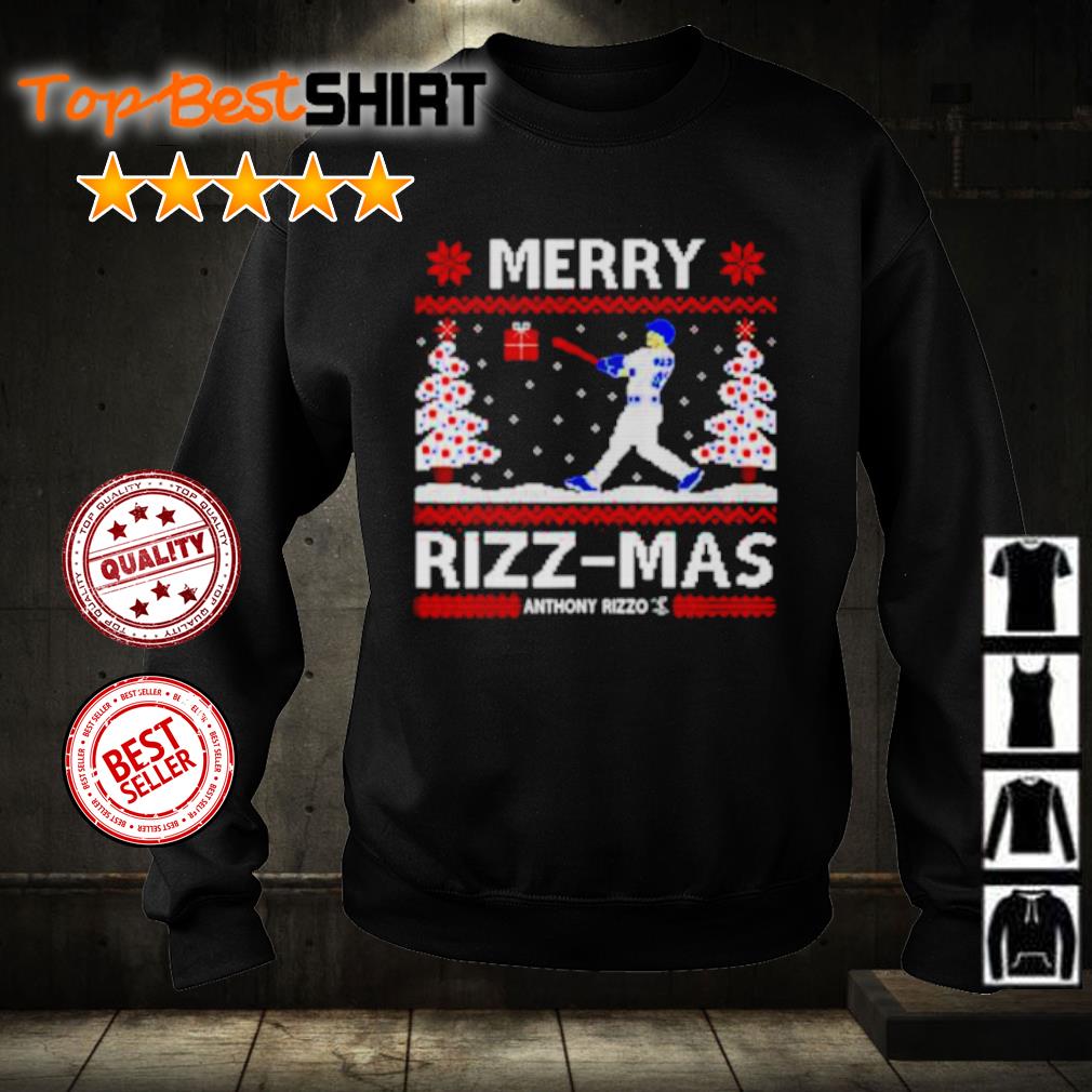  Anthony Rizzo Merry Rizz-Mas T-Shirt - Apparel : Sports &  Outdoors