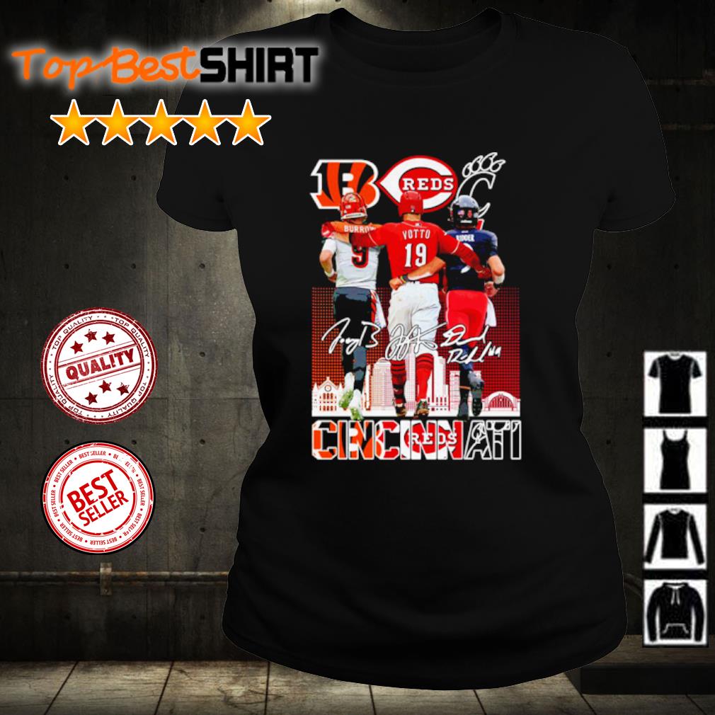 Cincinnati bengals Joe Burrow and Cincinnati Reds Joey Votto signatures  shirt, hoodie, longsleeve tee, sweater