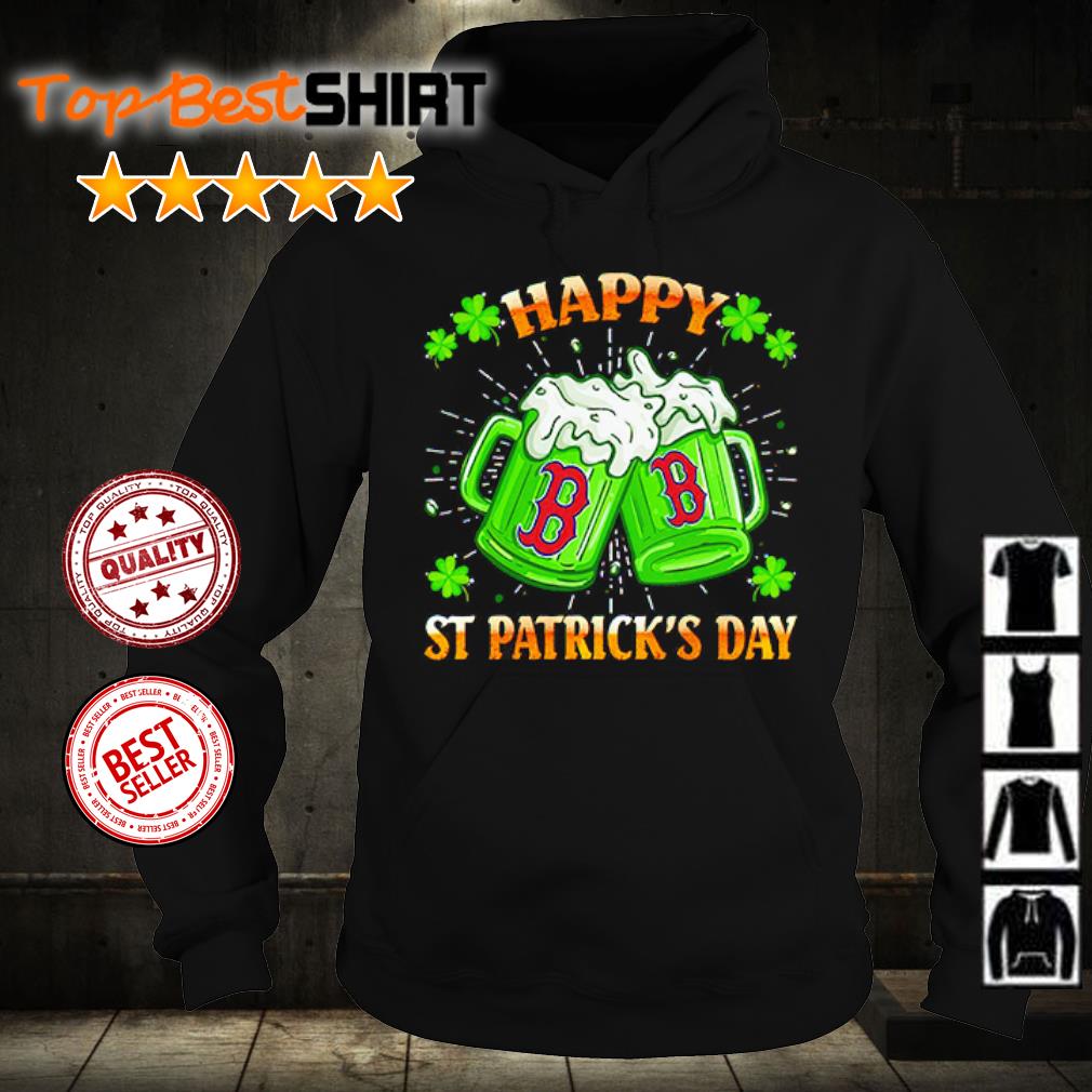 Top boston Red Sox Happy St Patrick's day shirt, hoodie