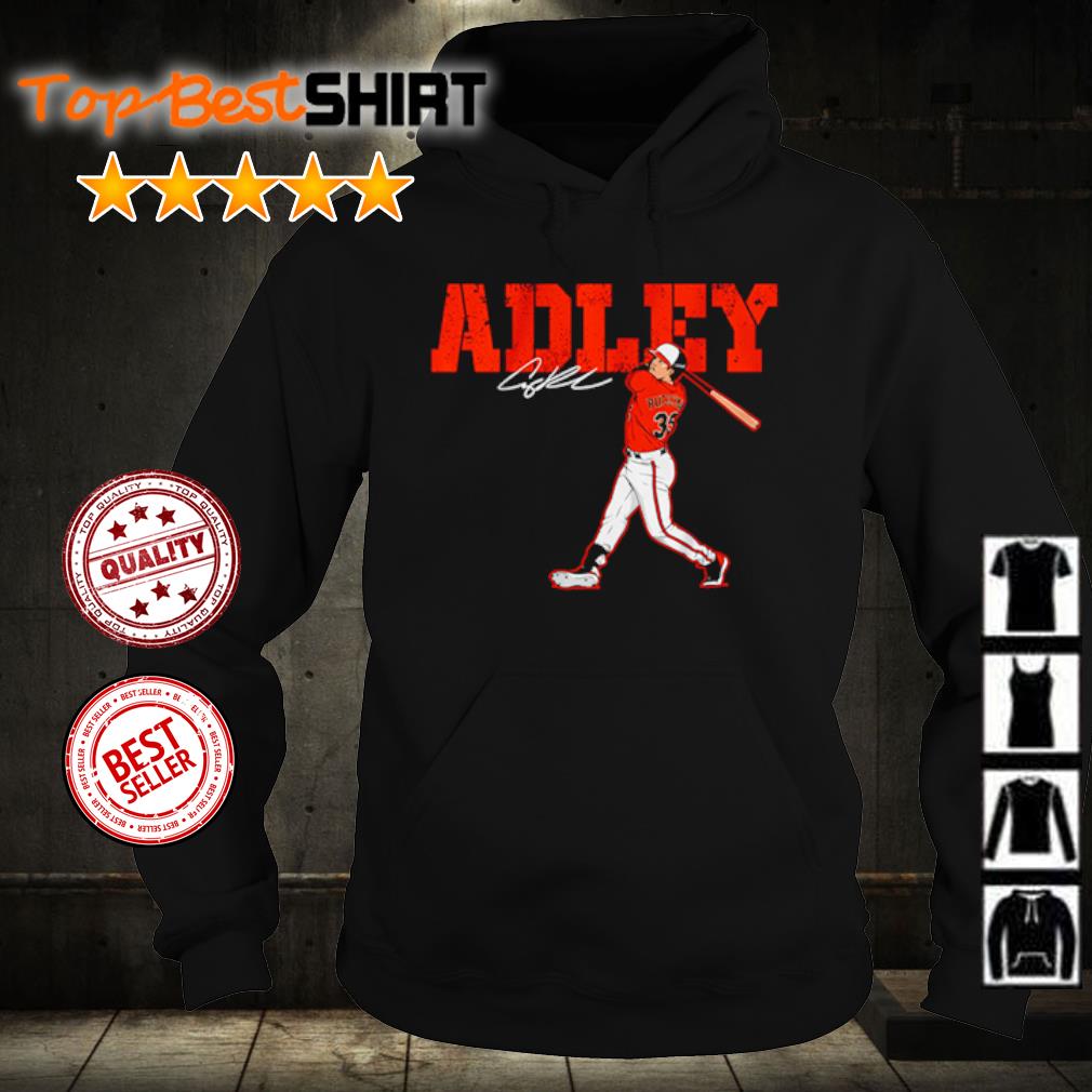 Adley Rutschman Adley Swing Signature Shirt,Sweater, Hoodie, And Long  Sleeved, Ladies, Tank Top