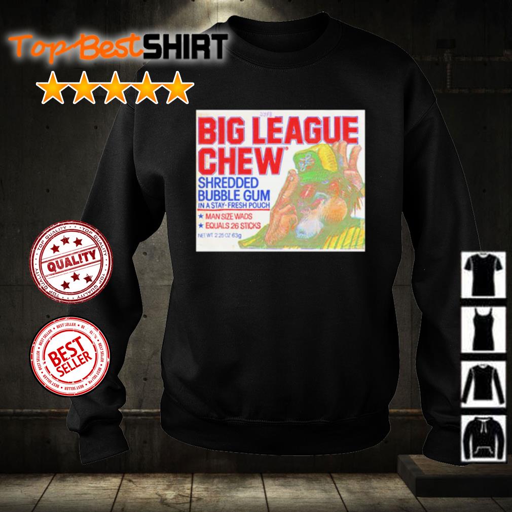 Original Big League Chew Bubble Gum T-shirt,Sweater, Hoodie, And Long  Sleeved, Ladies, Tank Top