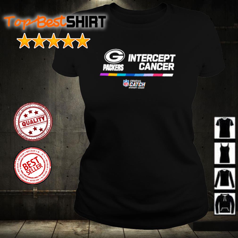 Green Bay Packers NFL Crucial Catch intercept cancer shirt, hoodie, sweater,  long sleeve and tank top