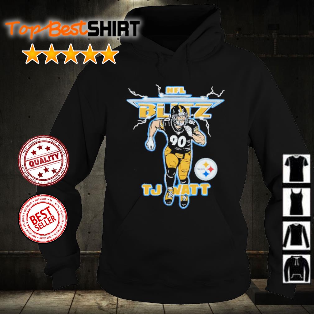 NFL Blitz Steelers TJ Watt Retro Pittsburgh Steelers T-Shirt, hoodie,  sweater, long sleeve and tank top