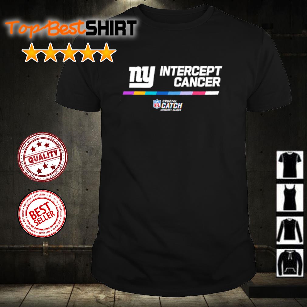 Official NFL New York Giants 2022 Crucial Catch Intercept Cancer Shirt,  hoodie, sweater, long sleeve and tank top