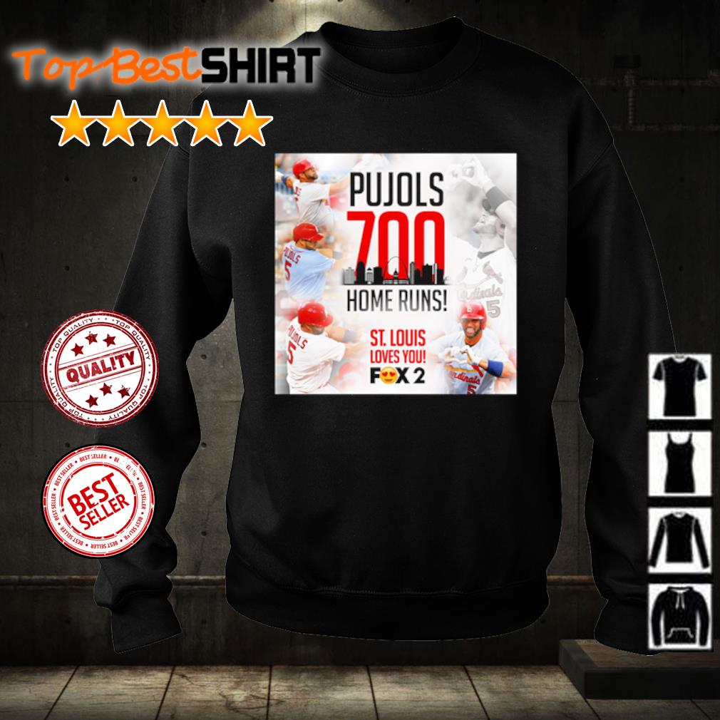 Albert pujols 700 st louis baseball shirt, hoodie, sweater, long sleeve and  tank top