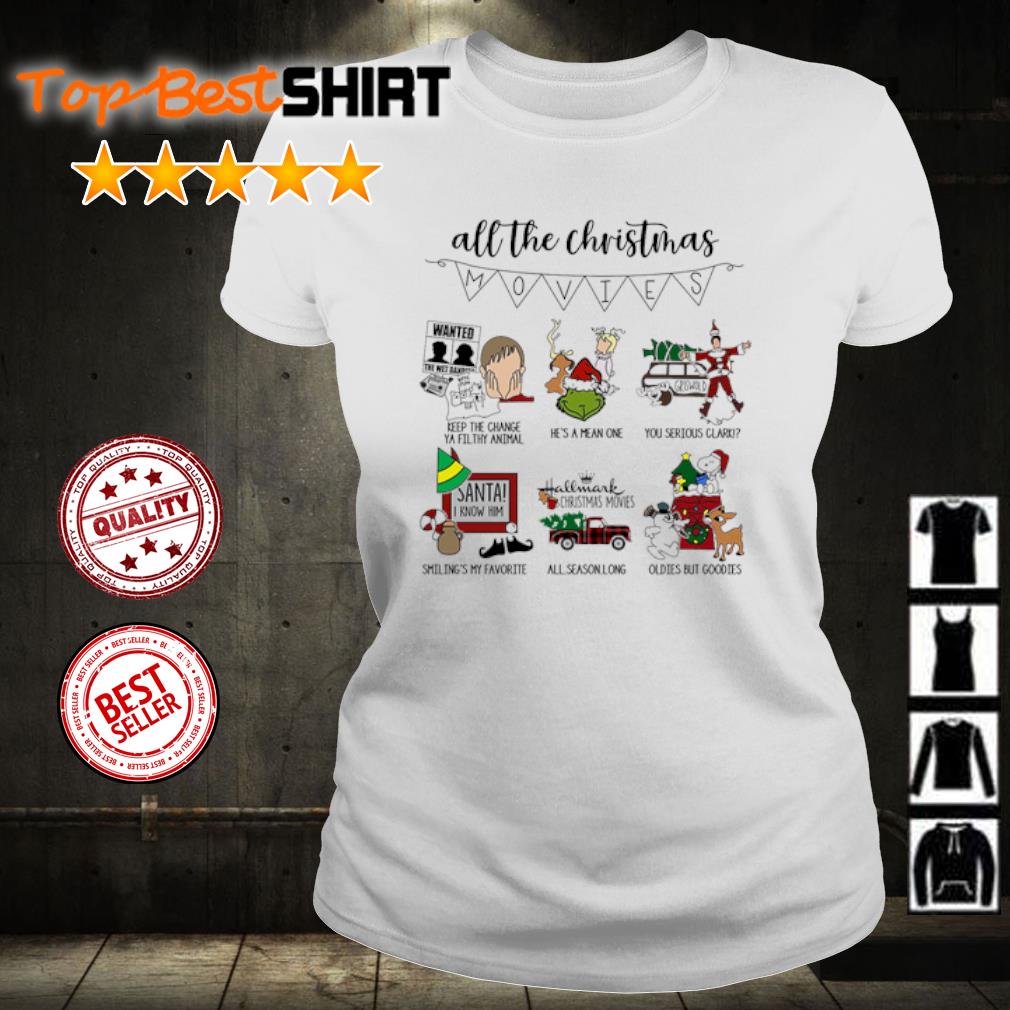 Top all The Christmas Movie Keep The Change Ya Filthy Animal Shirt, hoodie  and sweater