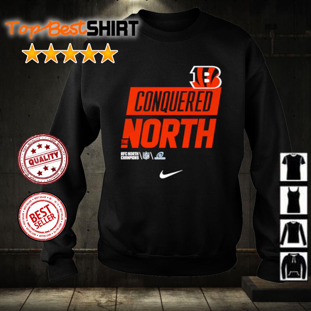 Cincinnati Bengals Conquered The North 2022 AFC North Champions Shirt,  hoodie, sweater, long sleeve and tank top