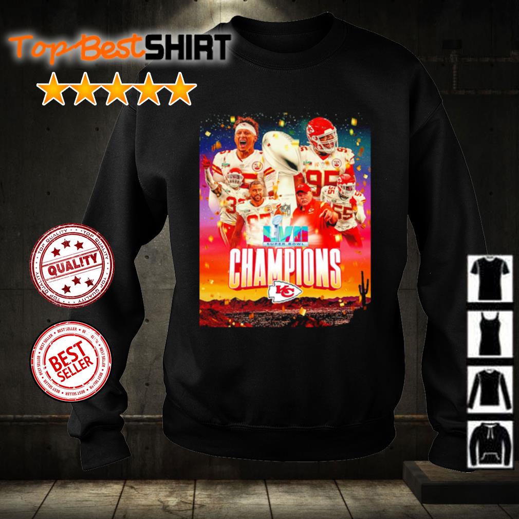 super bowl lvii champions Kansas city Chiefs 2023 shirt