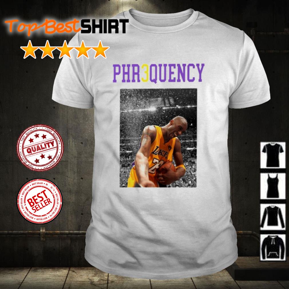 Number 24 Los angeles Lakers Kobe Bryant phr3quency shirt, hoodie