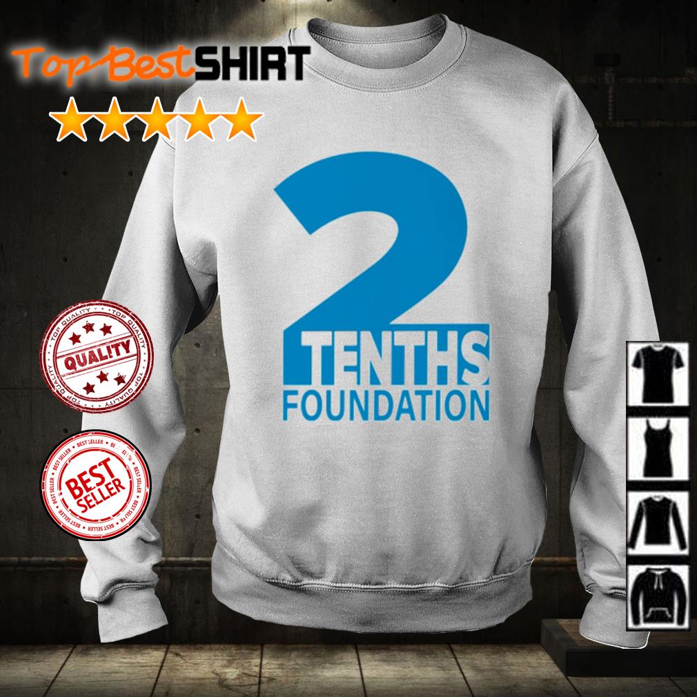 Product aaron Donald wearing 2 tenths foundation shirt, hoodie, sweater,  long sleeve and tank top