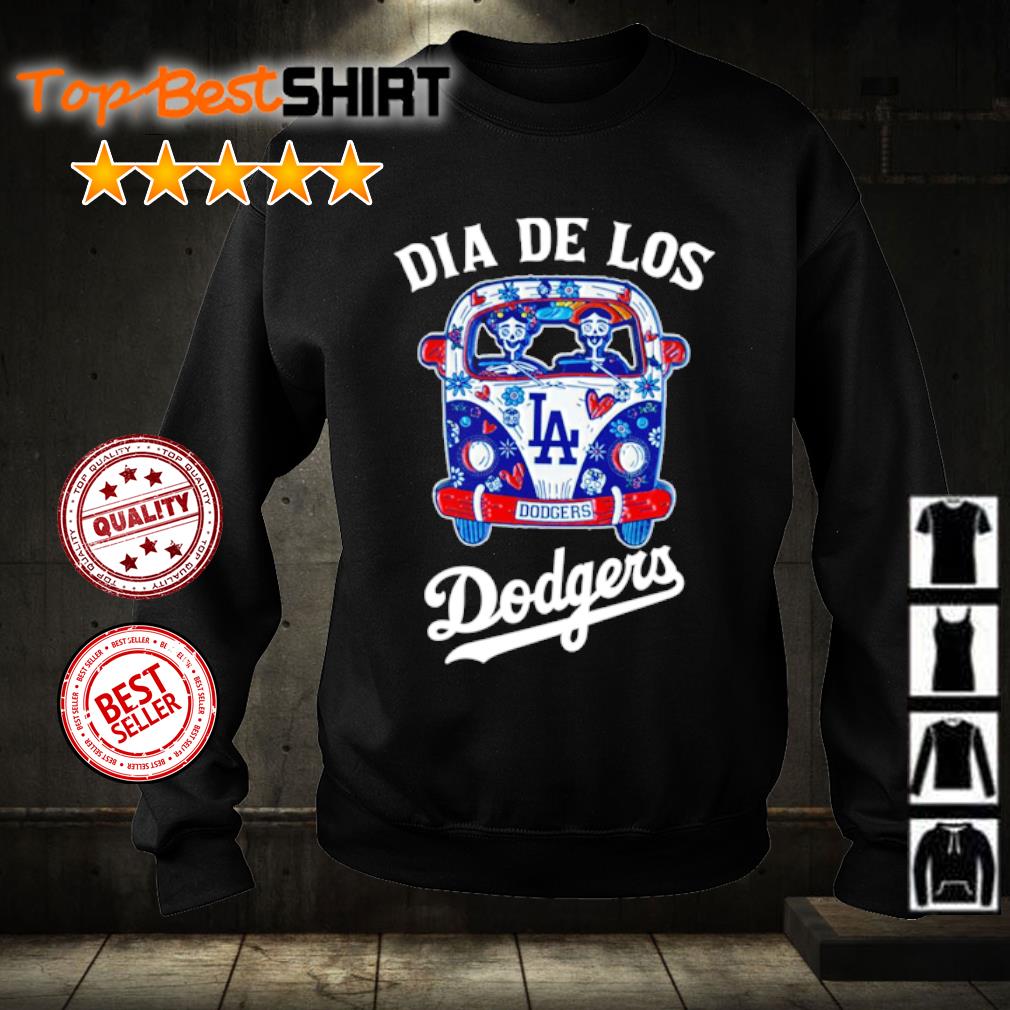 Los Angeles Dia De Los Dodgers car shirt, hoodie, sweater, long