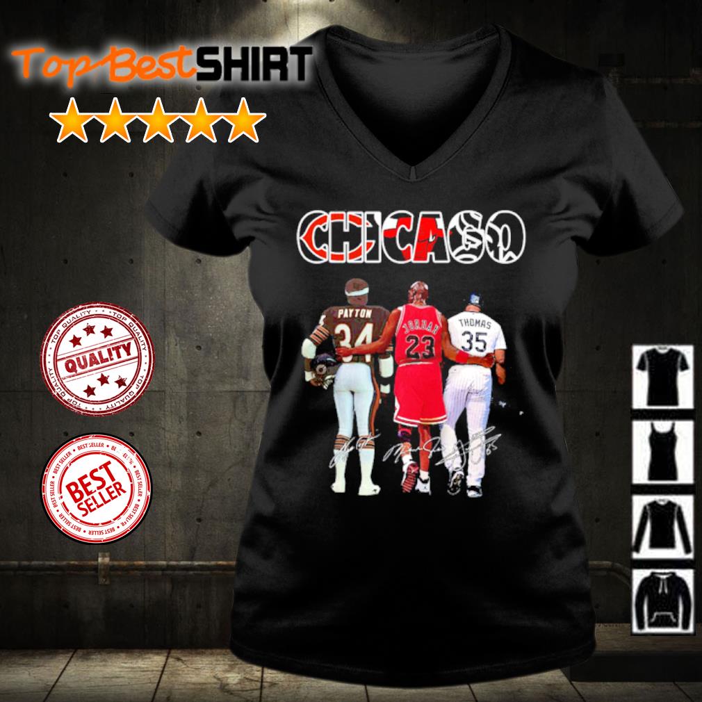 Official chicago Bear Payton Bulls Jordan And White Sox Thomas T Shirt,  hoodie, sweater, long sleeve and tank top