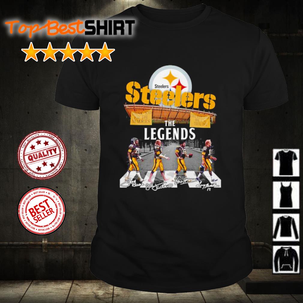 Funny The Steelers Abbey Road signatures shirt, hoodie, sweater, long  sleeve and tank top