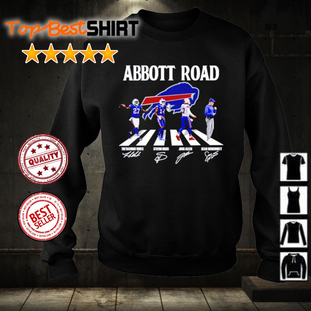 Best The Bills Abbey Road Buffalo Bills Signatures Shirt, hoodie, sweater,  longsleeve t-shirt