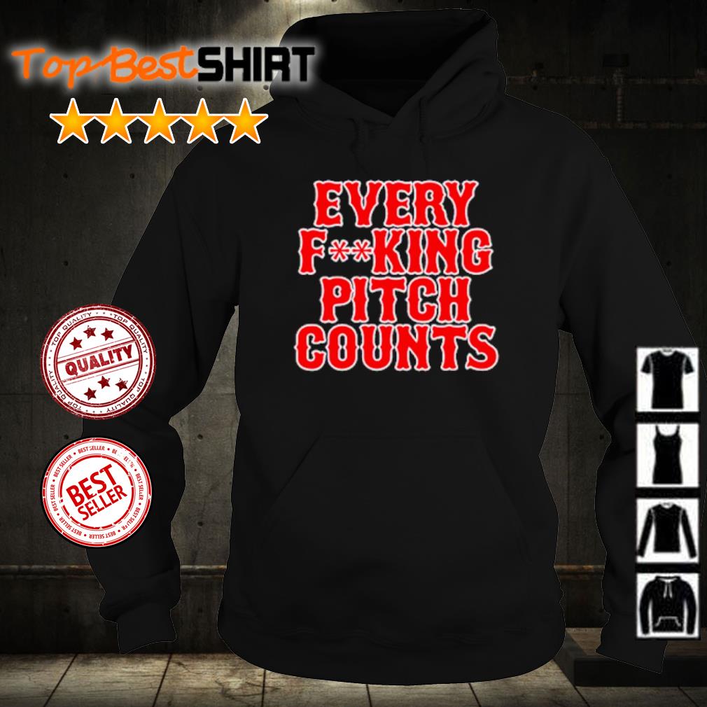 Official alex Cora Every Fucking Pitch Counts T-Shirt, hoodie