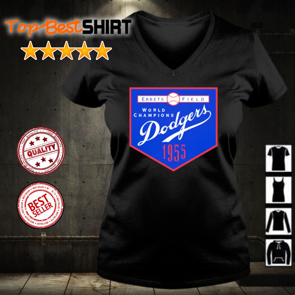 Original 1955 Brooklyn Dodgers World Champions T Shirt With 