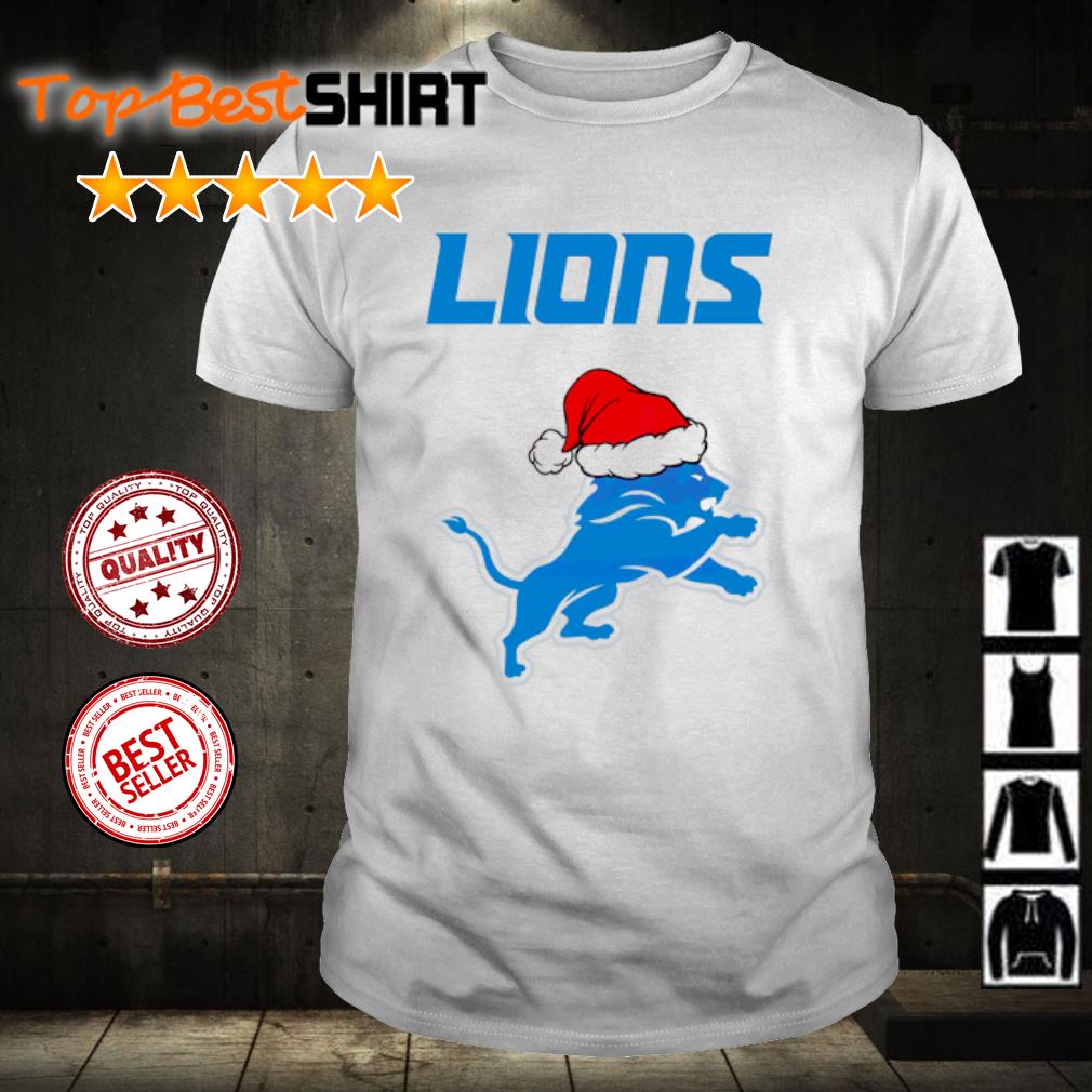 Detroit Lions NFL Christmas Logo 2023 shirt, hoodie, sweater, long