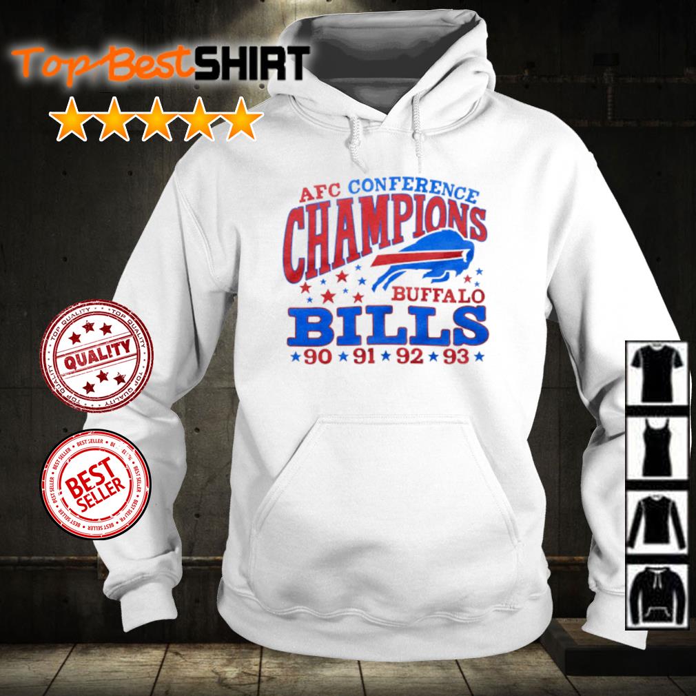 Homage Store Buffalo Bills 4 Time Afc Champions shirt, hoodie, longsleeve,  sweater