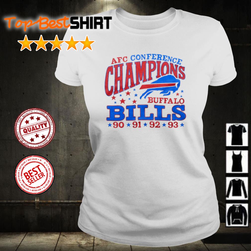 Homage Store Buffalo Bills 4 Time Afc Champions shirt, hoodie, longsleeve,  sweater