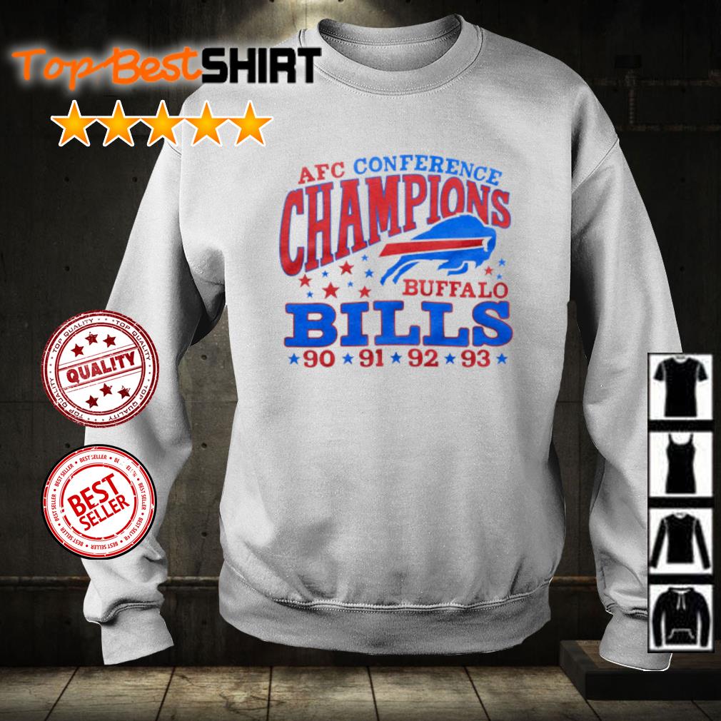 Official Homage Store Buffalo Bills 4 Time Afc Champions shirt, hoodie,  sweater, long sleeve and tank top