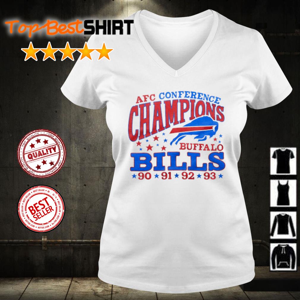 Buffalo Bills 4 Time AFC Cibference Champions 90 91 92 93 T-Shirts, hoodie,  sweater, long sleeve and tank top