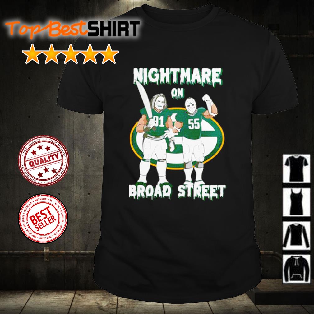 Official green Bay Packers Nightmare On Broad Street Unisex T