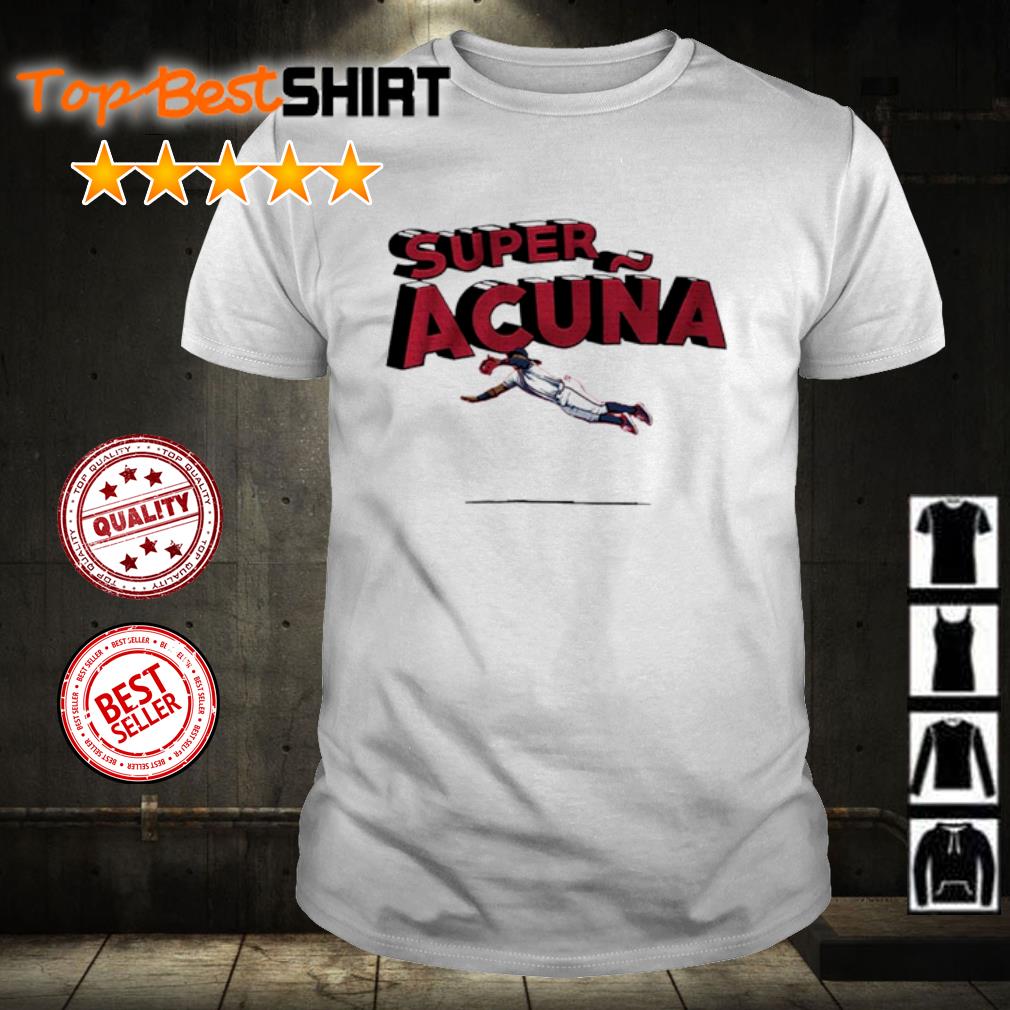 FREE shipping Ronald Acuña Jr. Super N Atlanta Braves MLB shirt