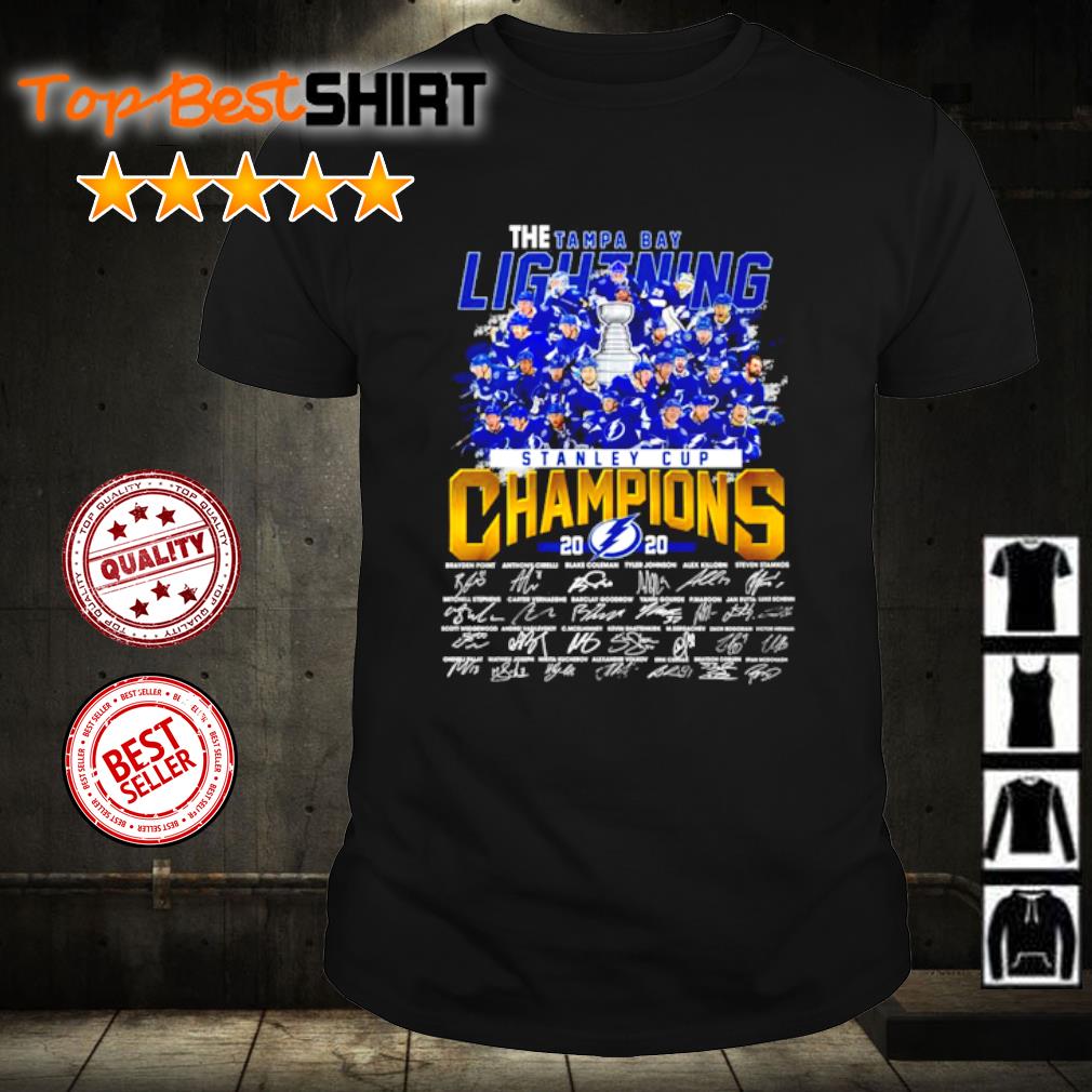 Tampa Bay Lightning 2020 Stanley Cup Champions shirt, hoodie, sweater, long  sleeve and tank top