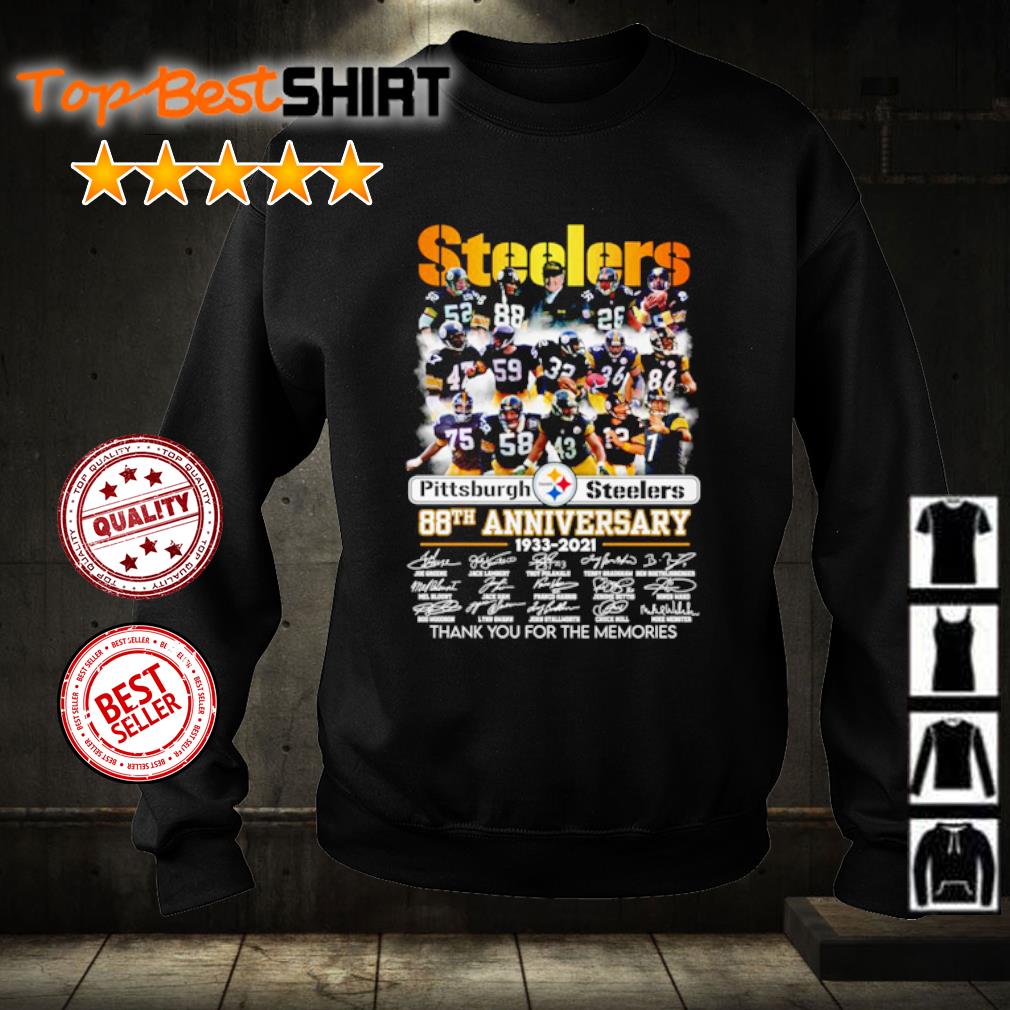 Pittsburgh Steelers 88th Anniversary 1933 2021 Thank You For The