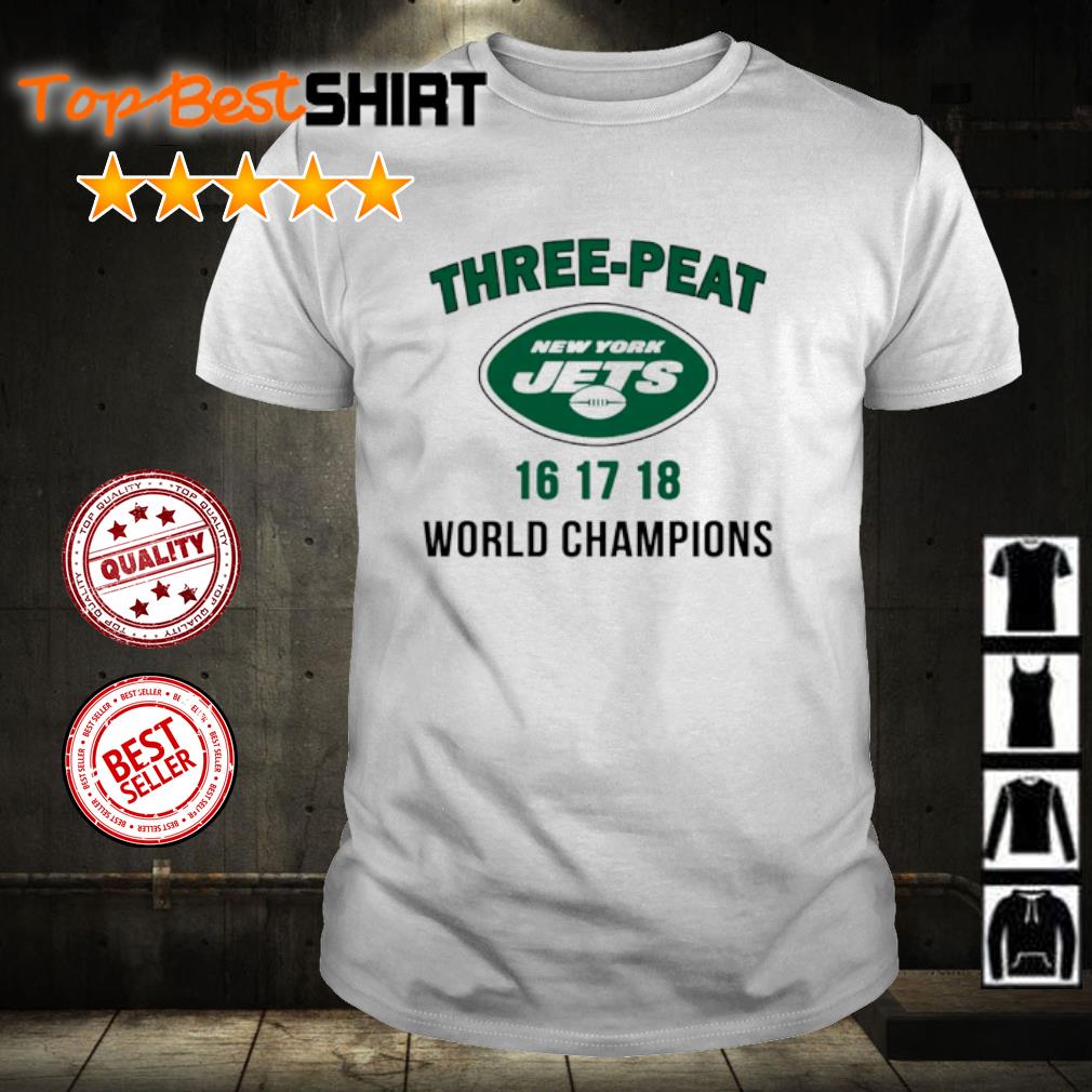 Three Peat New York Jets Champions shirt, hoodie and sweater