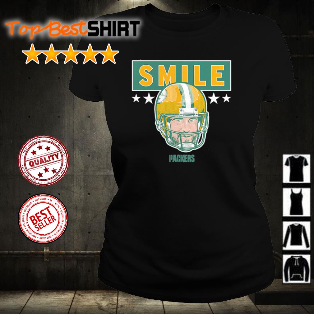 Green Bay Packers Aaron Rodgers smile t-shirt, hoodie, sweater