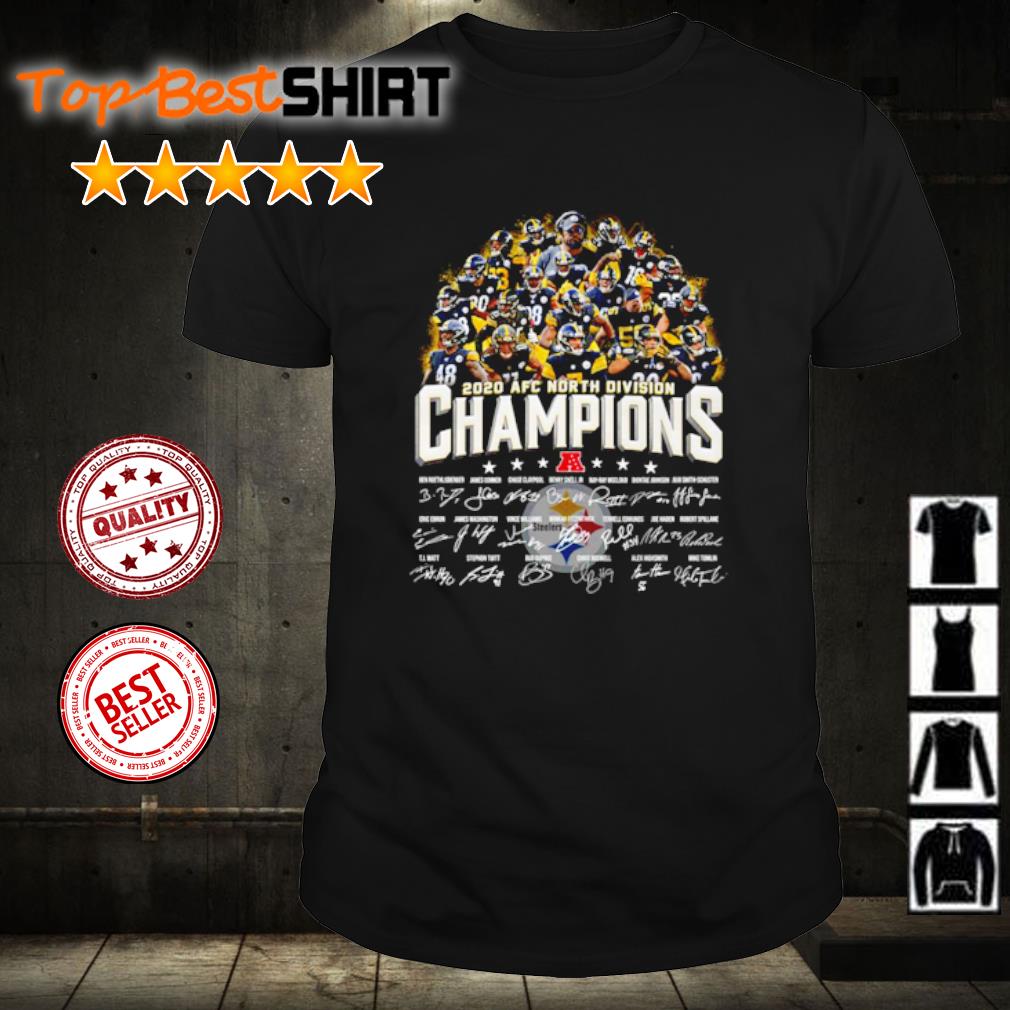 2020 AFC North Division Champions Pittsburgh Steelers 2002-2020 shirt